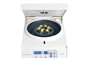 Gyrozen_406_Clinical_Centrifuge_w_Rotor_n_Yellow_tubes